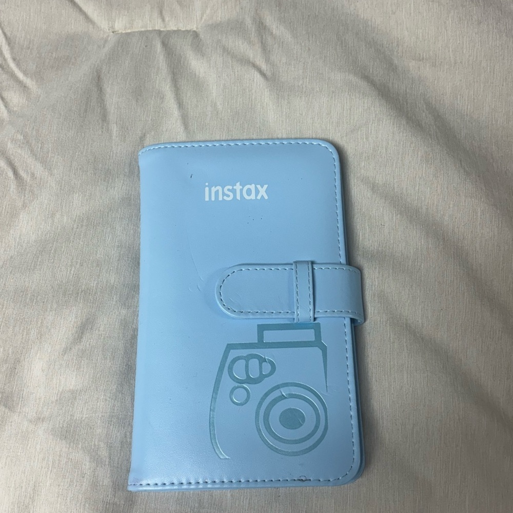 Instax Light Blue Picture Case